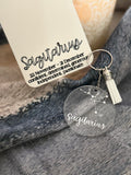Sagittarius Keyring