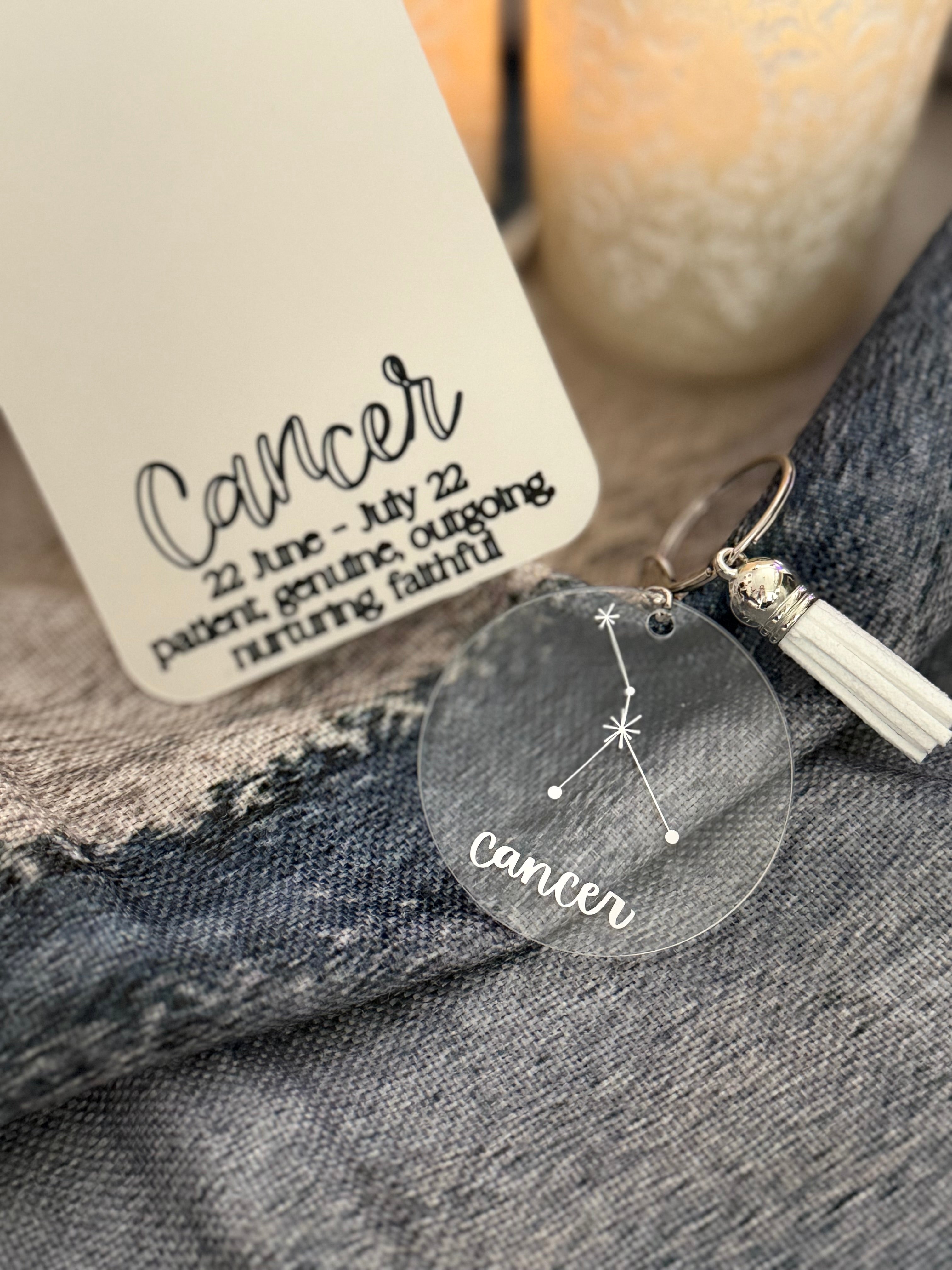Cancer Keyring