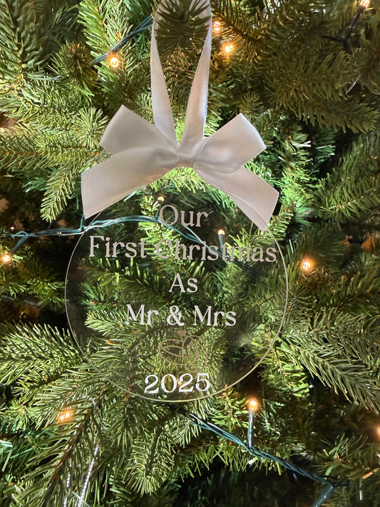 Mr & Mrs Christmas Bauble