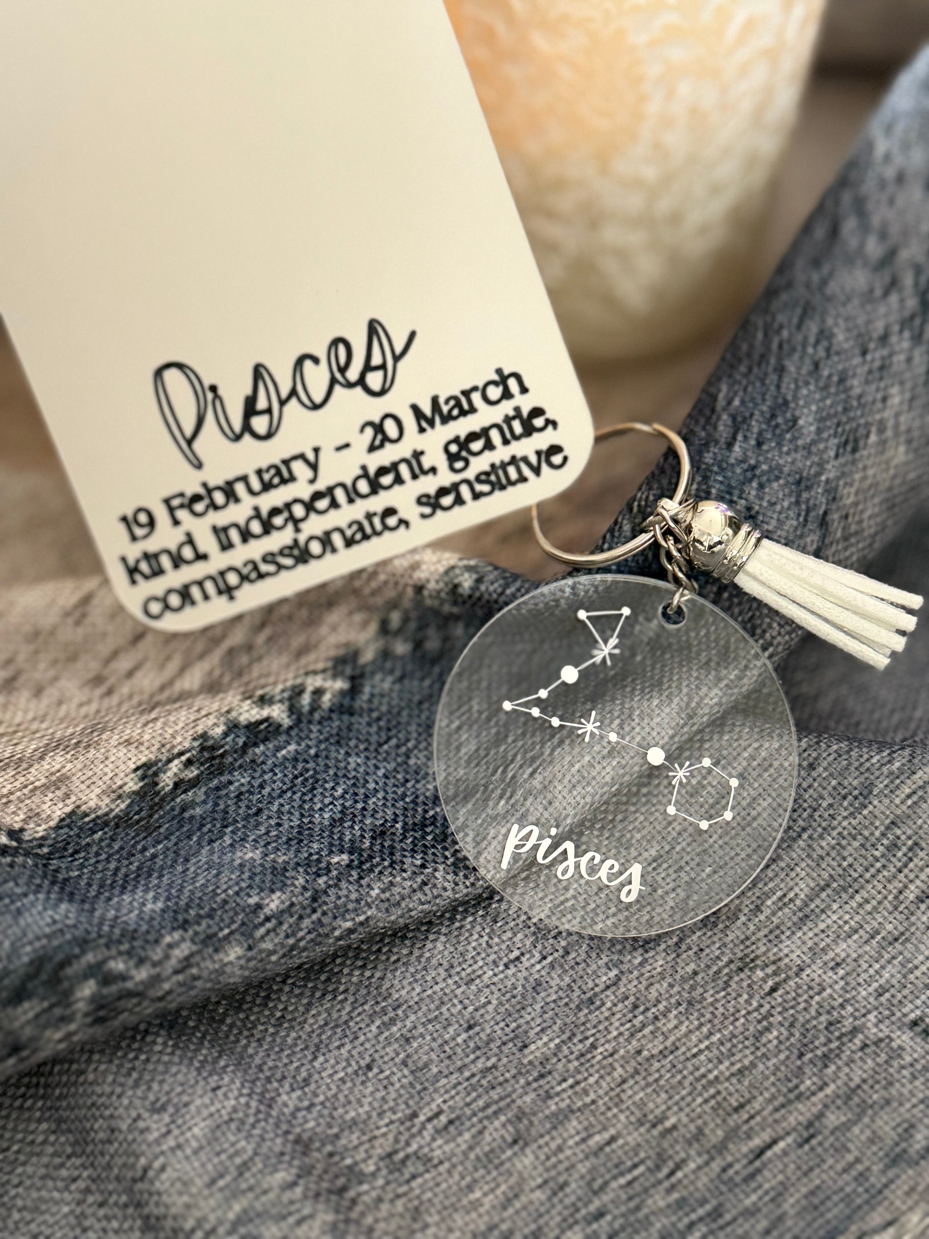 Pisces Keyring