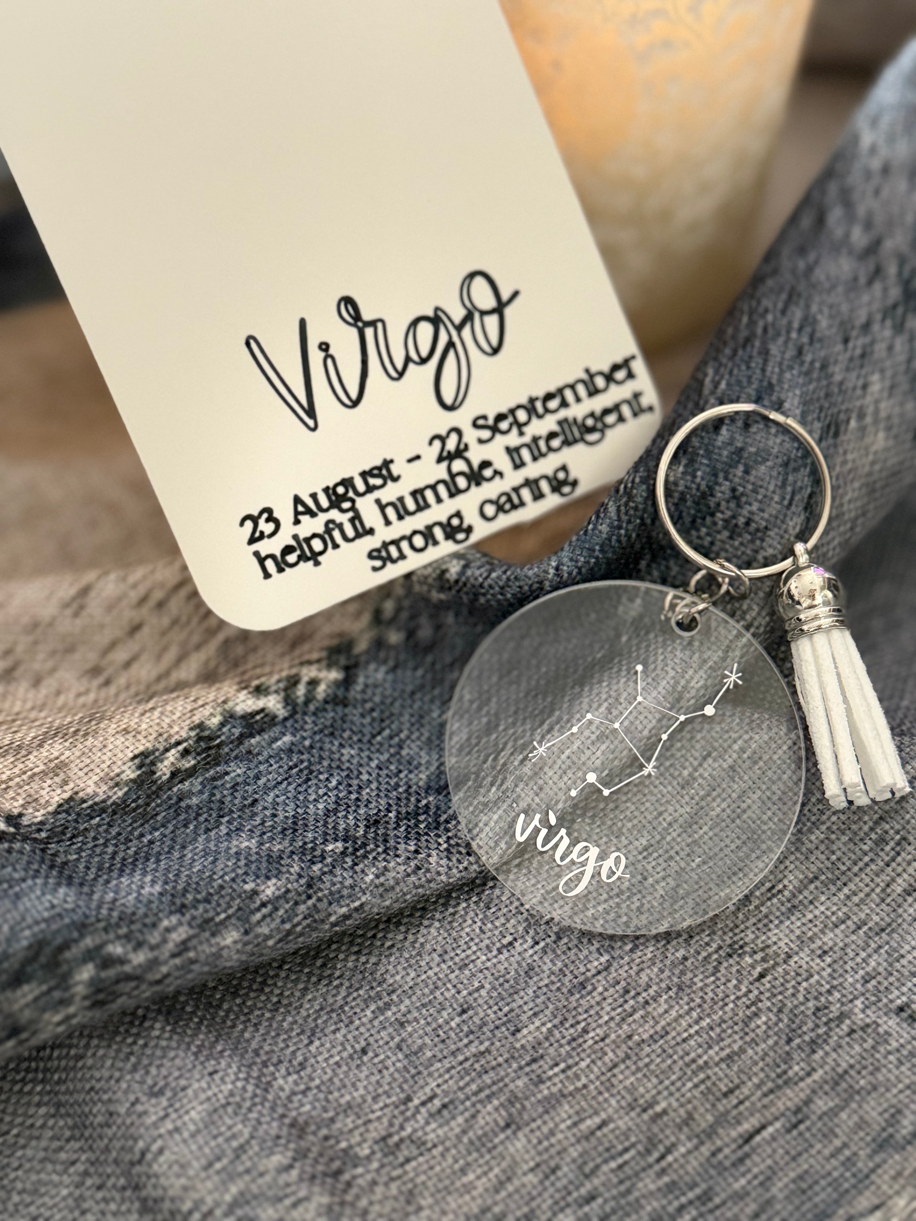 Virgo Keyring