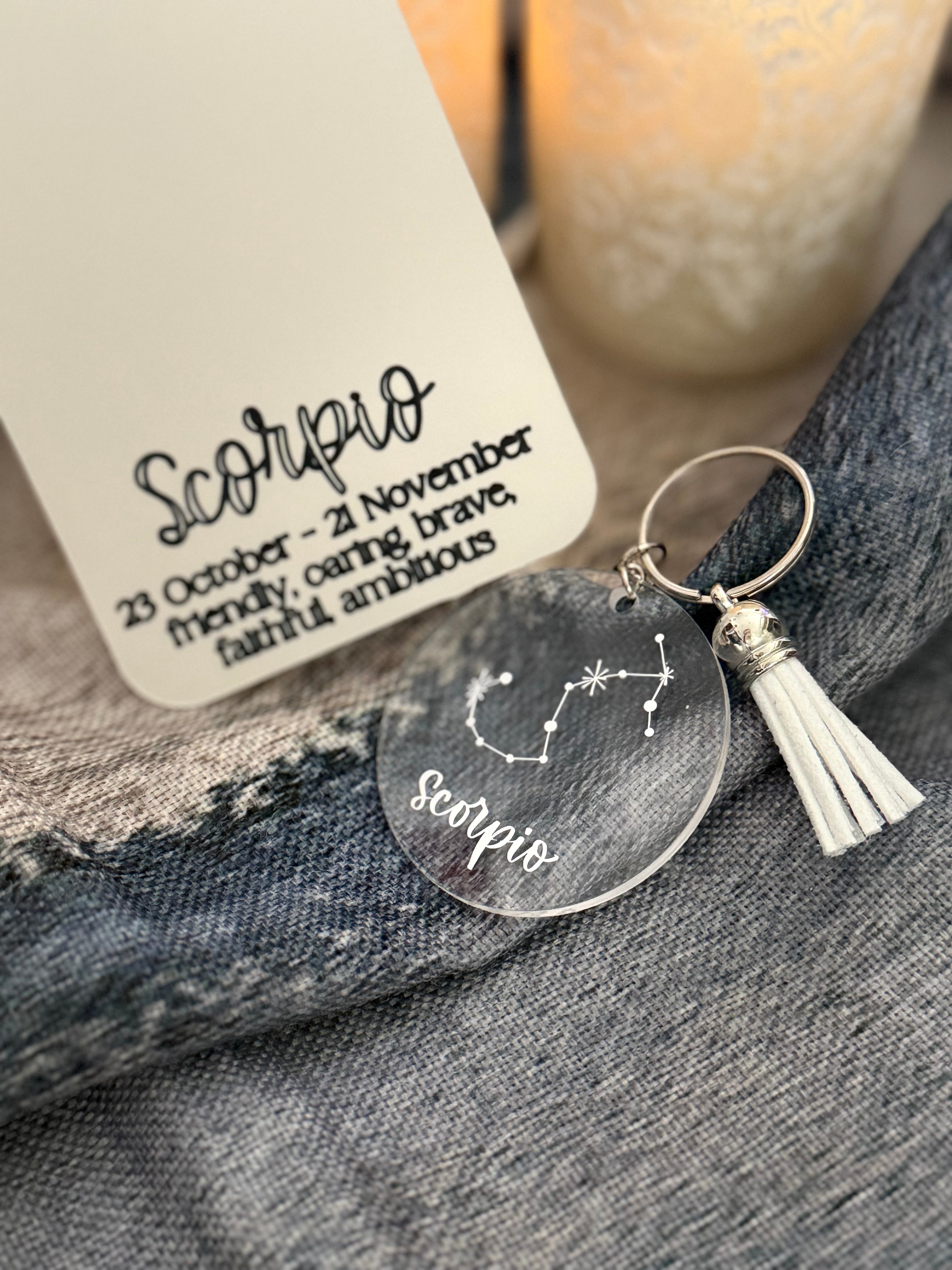 Scorpio Keyring