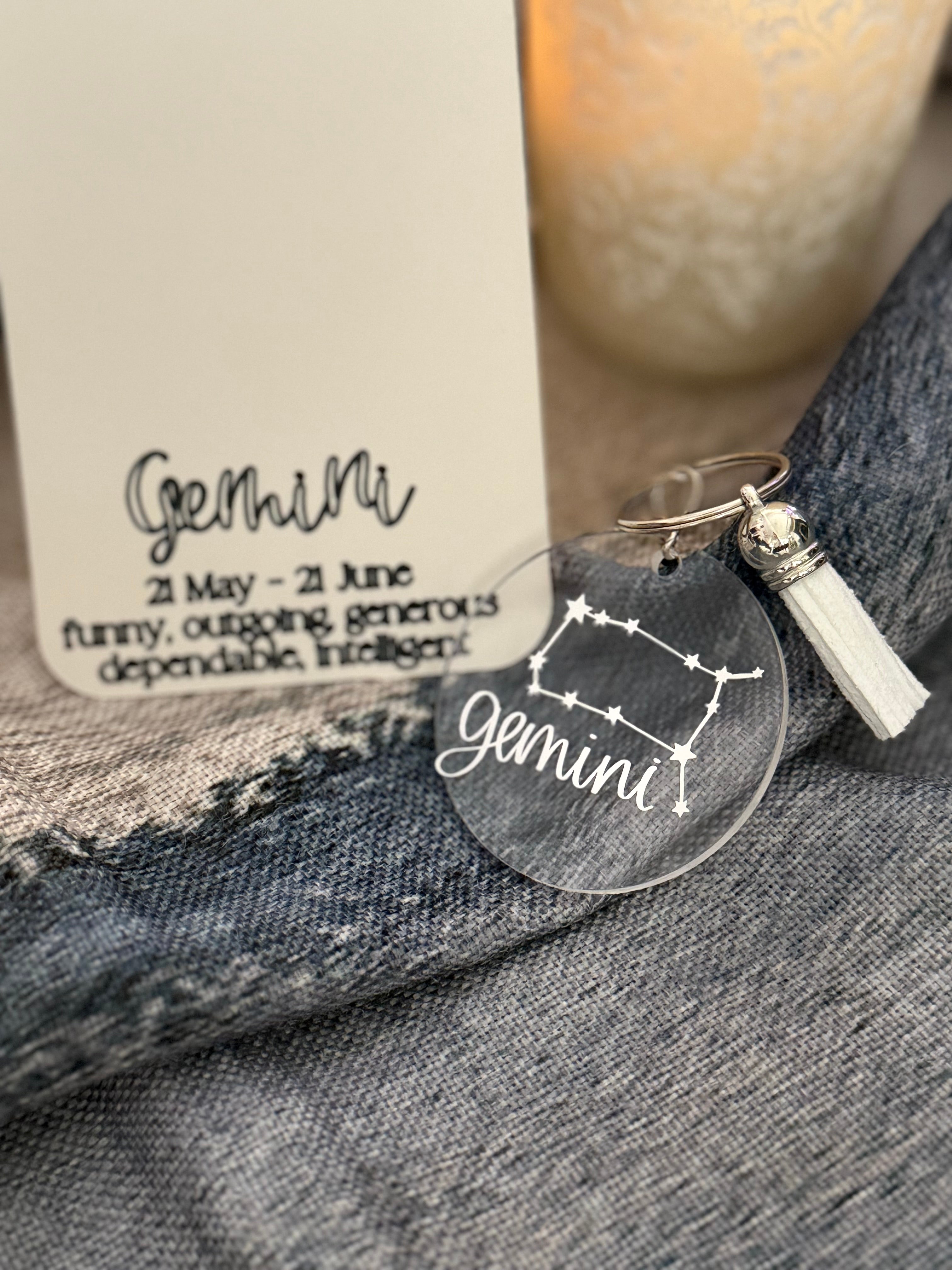 Gemini Keyring