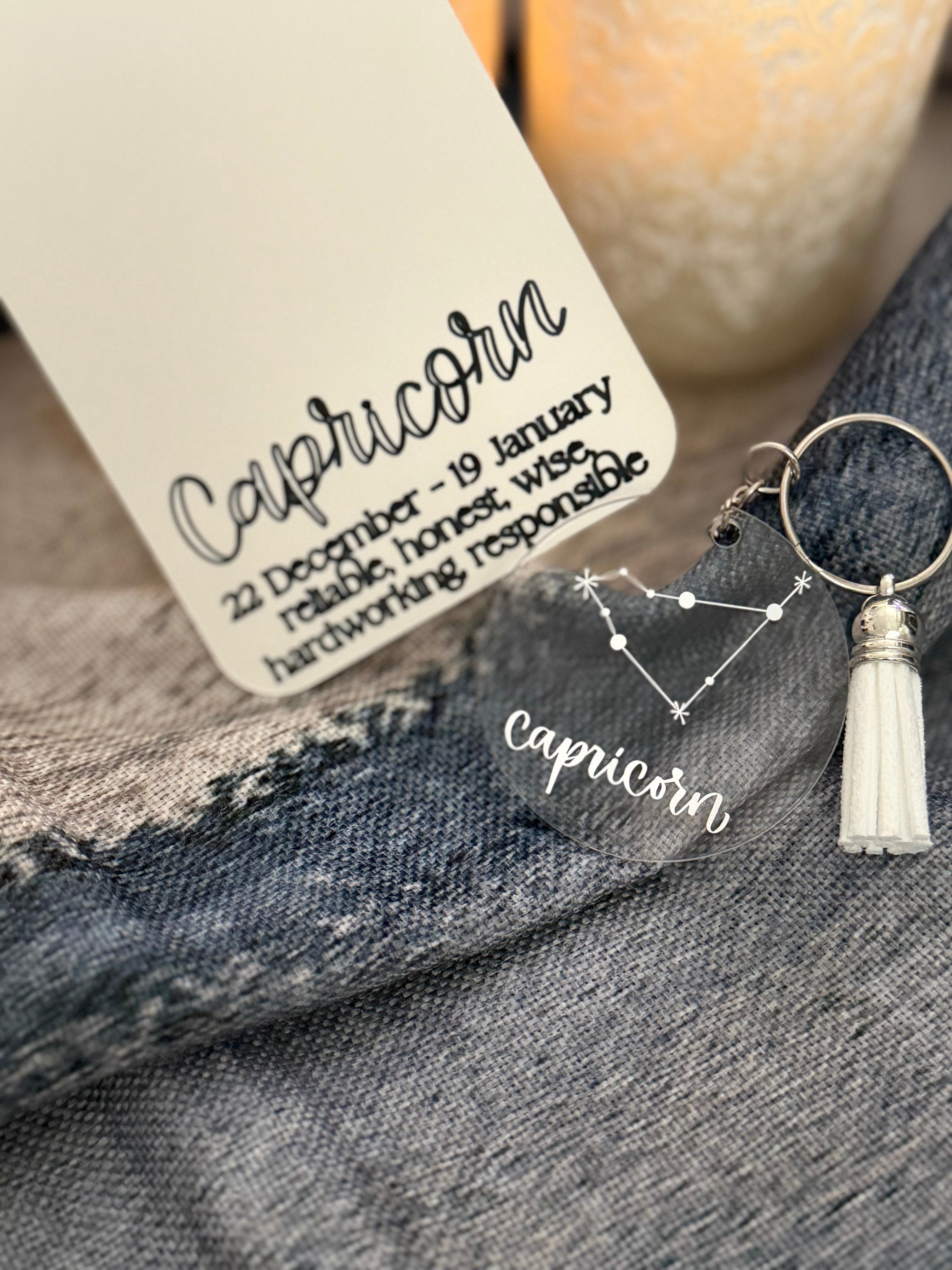 Capricorn Keyring