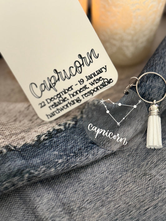 *NEW* Capricorn Keyring