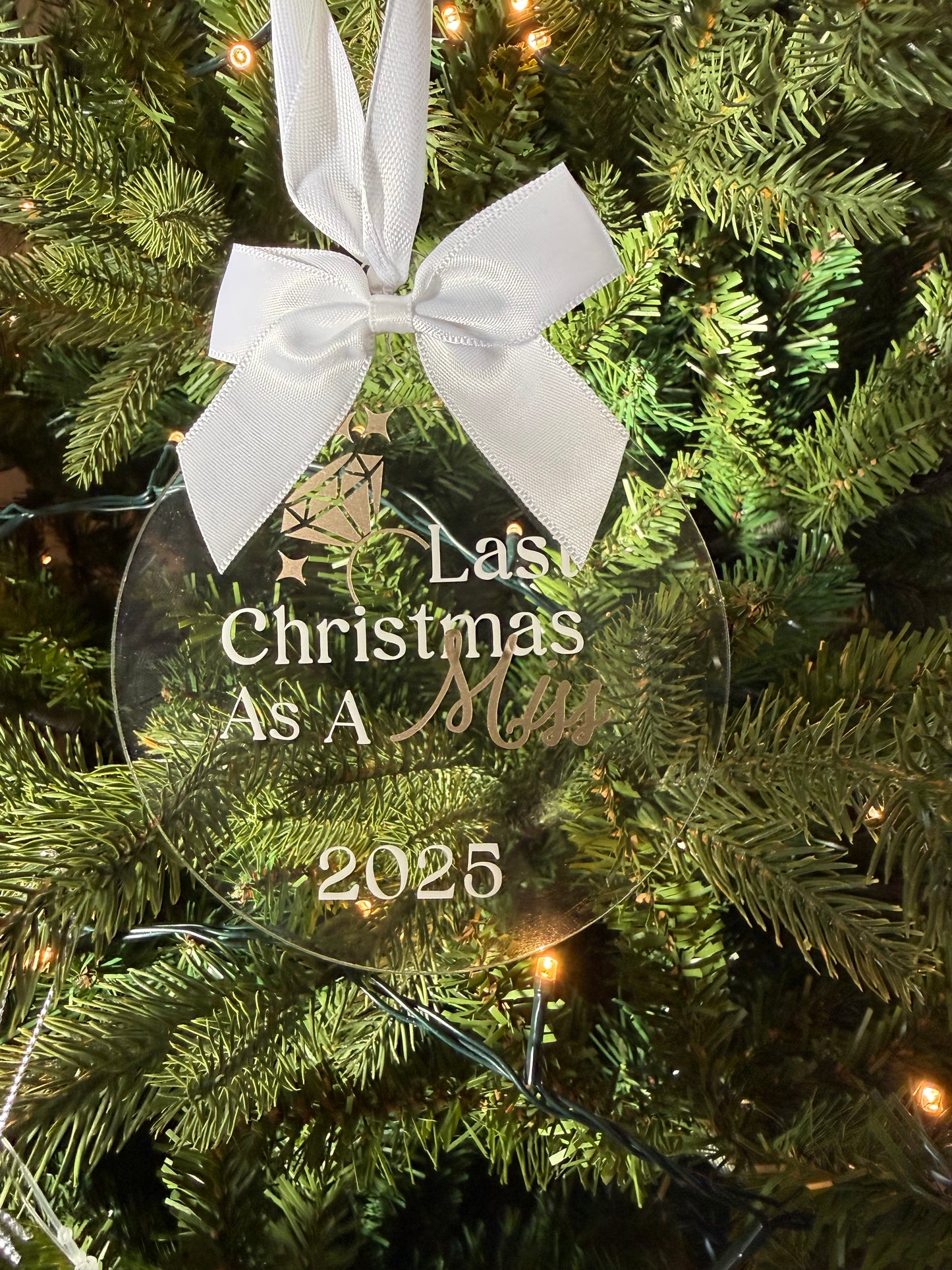 Last Christmas as a Miss Bauble